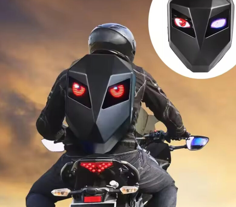 Universali LED motociklininko kuprinė