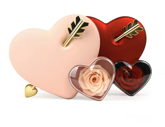 Universali dovanų dėžutė „Širdelė“ su kaklo pakabuku