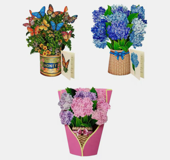 Universali Sulankstoma Gėlių Dekoracija 3 Vnt.