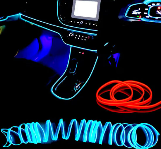 Automobilio Salono LED Apšvietimo Juostos 5 M