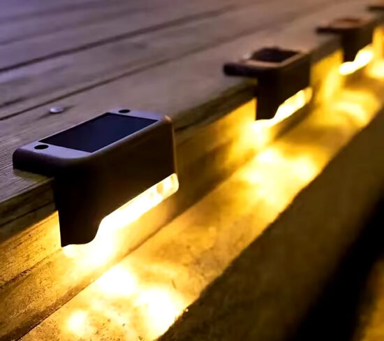 Universalūs LED žibintai su saulės baterija