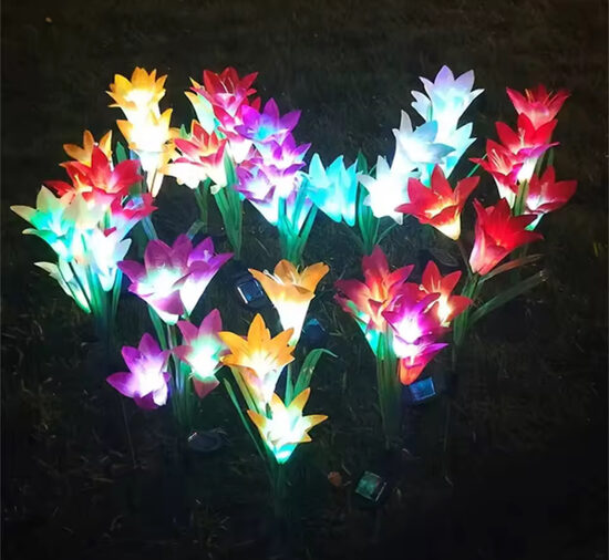 Universalios Led Sodo Geles Su Saules Baterija 