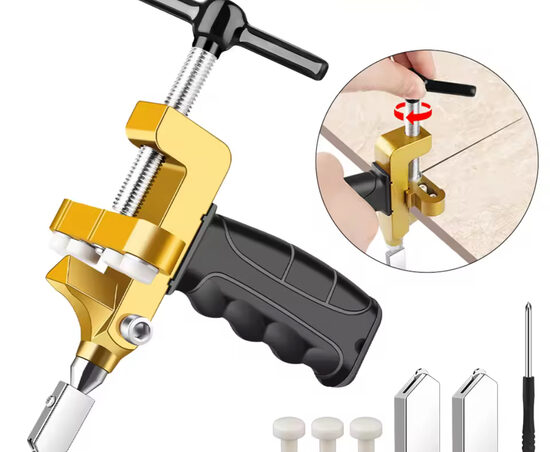 Universalus plytelių žymėjimo ir pjovimo įrankis