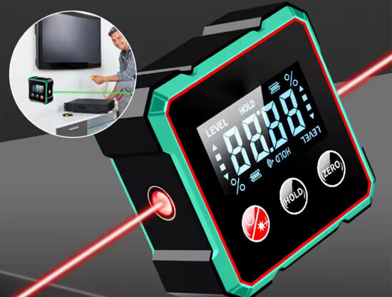 Universalus lazerinis matuoklis namų remontui