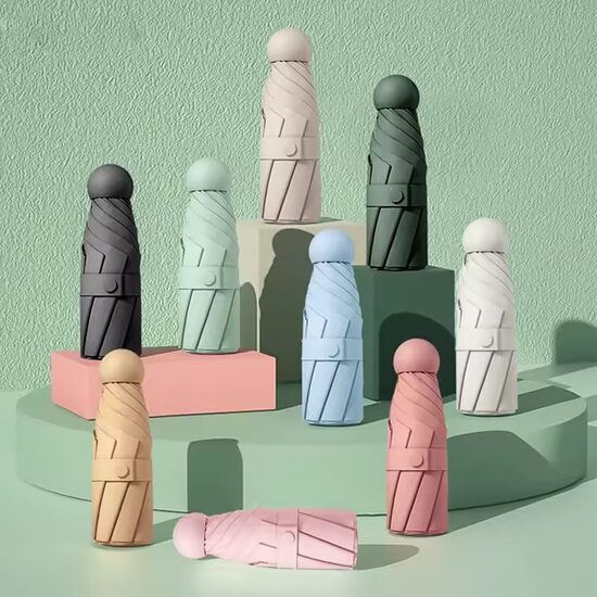 Mini Sulankstomas Skėtis – Ypač Atsparus Vėjui