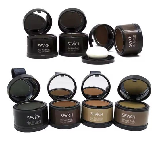 Universaliems tikroviškiems plaukų dažams (maskuojantiems plikimą).