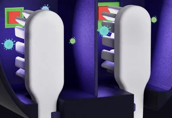 Universalus šepetėlių laikiklis