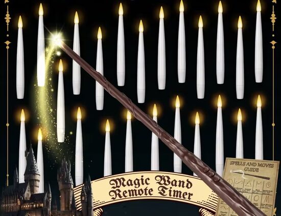 Universalios Helovino LED žvakės