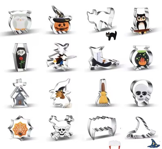 Stilingos moliūgo pjaustymo formos 12 Vnt.