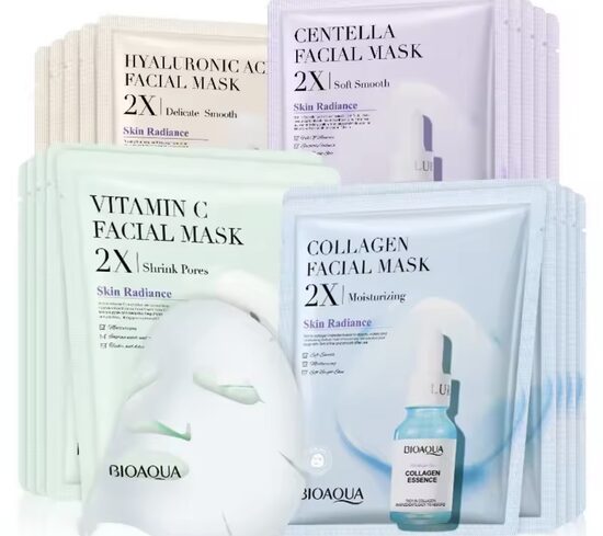 Profesionalus veido kaukių rinkinys