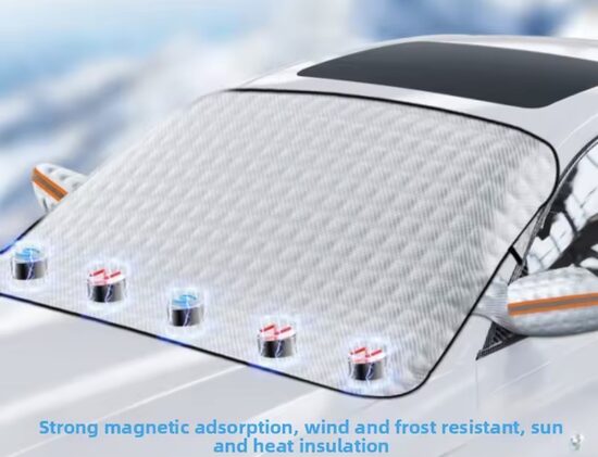 Universalus automobilio stiklo užvalkalas nuo sniego