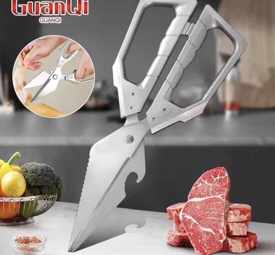 Universalios mėsos pjaustymo žirklės