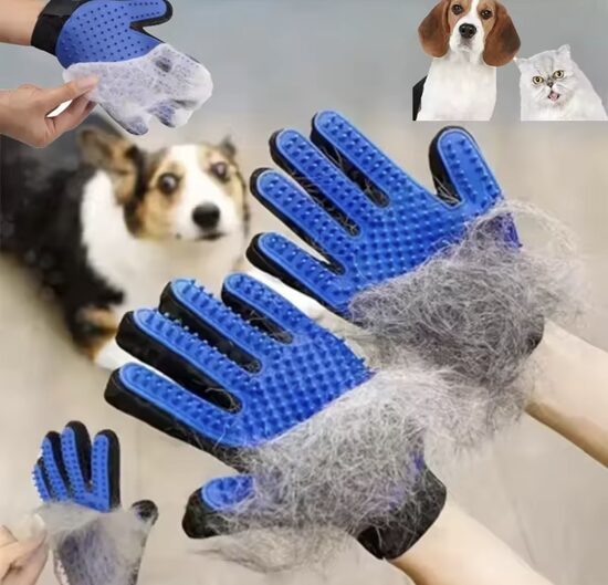 Universalios Augintinio Plaukų Valymo Pirštinės