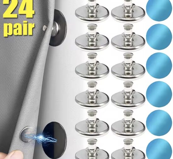 Universali Užuolaidų Sagtis 24 vnt.