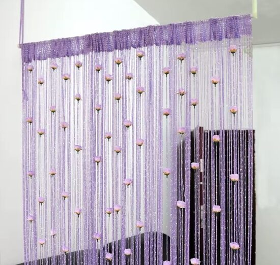 Universalių Durų Užuolaidų 100x200 cm 2 Vnt.